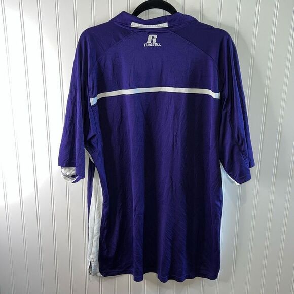 Russell Athletic VTG LSU Tigers BCS Patch Dri Power Shirt Men’s X Large Purple - Picture 7 of 7